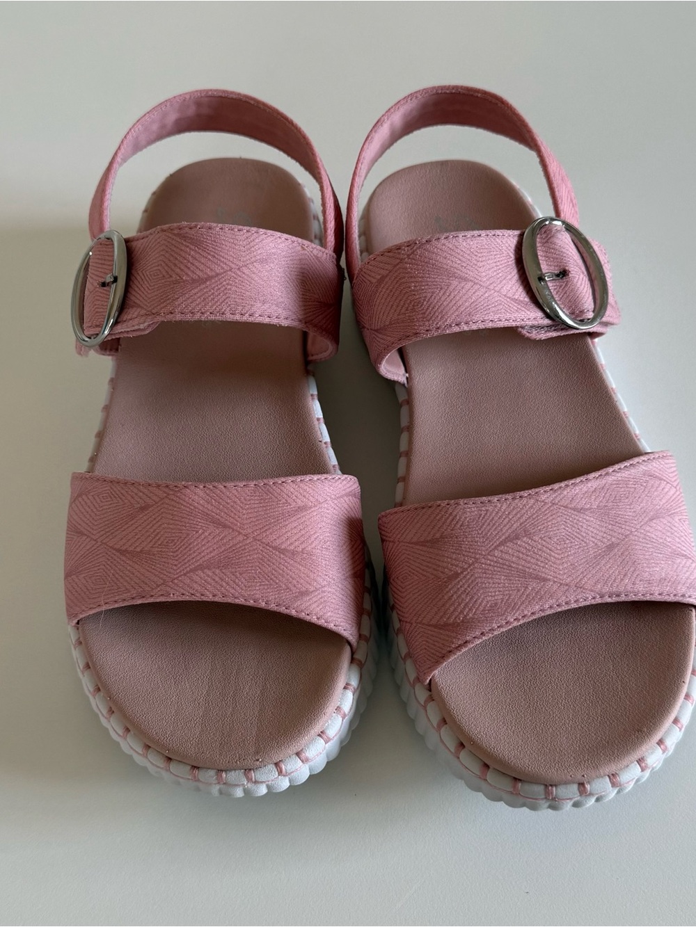 Pink Skechers platform Sandals in BNC size 7